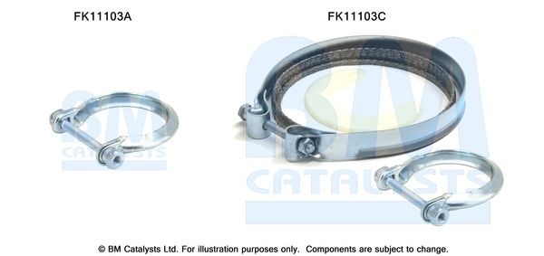 BM CATALYSTS Mounting Kit, soot filter Article number: FK11103 cheaply