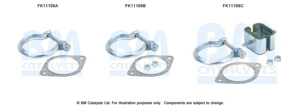 BM CATALYSTS Mounting Kit, soot filter Article number: FK11106 cheaply