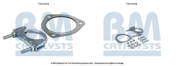 BM CATALYSTS Mounting Kit, soot filter Article number: FK11151 cheaply