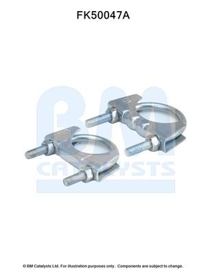 BM CATALYSTS Mounting Kit, exhaust pipe Article number: FK50047 cheaply