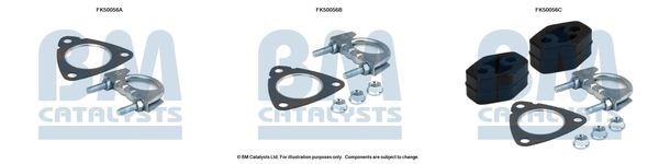 BM CATALYSTS Montagesæt, udstødningsrør Varenummer: FK50056 billige
