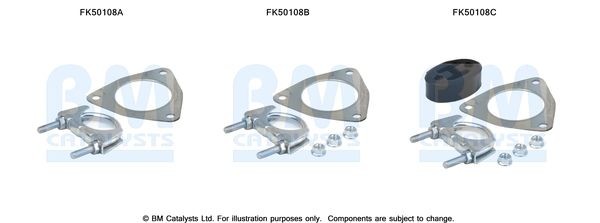 BM CATALYSTS Montagesæt, udstødningsrør Varenummer: FK50108 billige