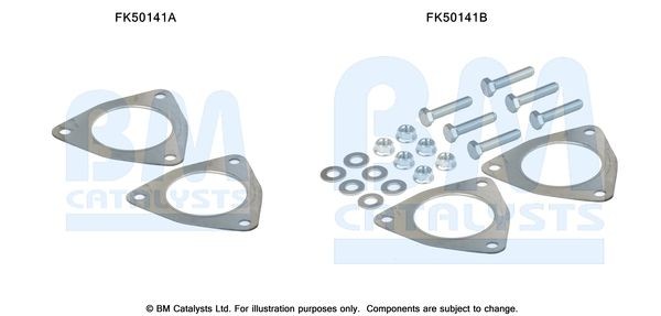 BM CATALYSTS Mounting Kit, exhaust pipe Article number: FK50141 cheaply