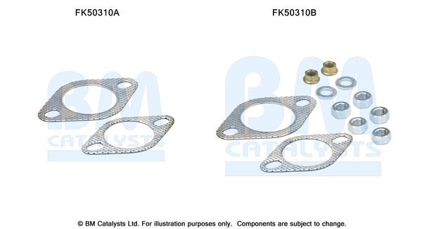 BM CATALYSTS Montagesæt, udstødningsrør Varenummer: FK50310 billige