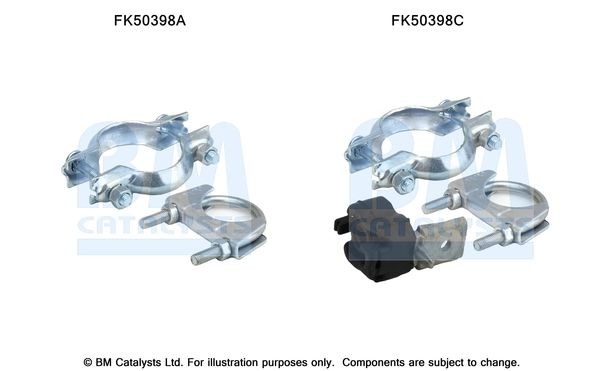 BM CATALYSTS Montagesæt, udstødningsrør Varenummer: FK50398 billige