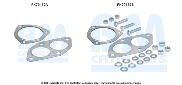 BM CATALYSTS Montagesæt, udstødningsrør Varenummer: FK70152 billige
