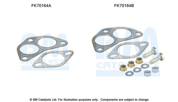 BM CATALYSTS Mounting Kit, exhaust pipe Article number: FK70164 cheaply