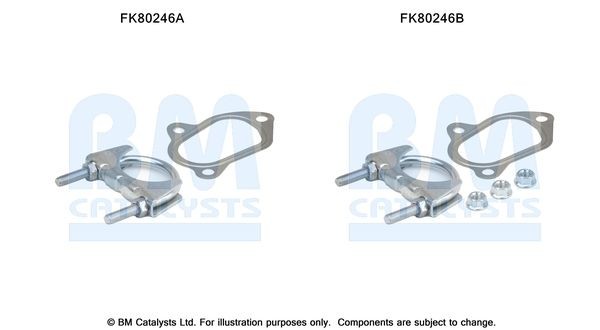 BM CATALYSTS Mounting Kit, catalytic converter Article number: FK80246 cheaply
