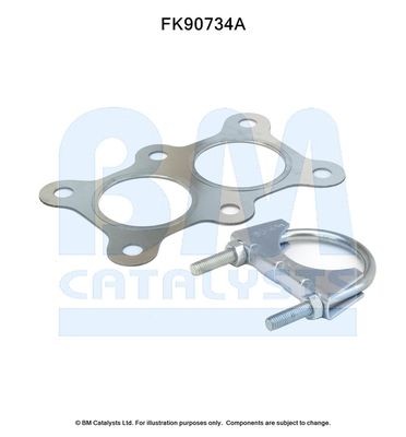 BM CATALYSTS Mounting Kit, catalytic converter Article number: FK90734 cheaply