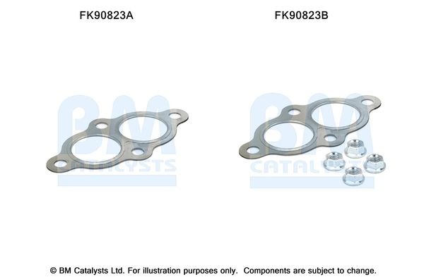 BM CATALYSTS Mounting Kit, catalytic converter Article number: FK90823 cheaply