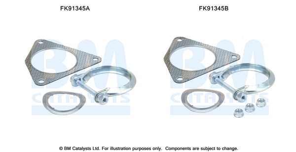 BM CATALYSTS Montagesæt, katalysator Varenummer: FK91345 billige