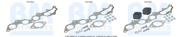 BM CATALYSTS Montaažikomplekt, Katalüsaator Artikli number: FK91560 soodsalt