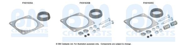 BM CATALYSTS Montagesæt, katalysator Varenummer: FK91635 billige