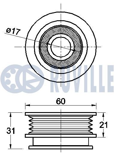 RUVILLE Strammehjul, tandrem Varenummer: 57320 billige