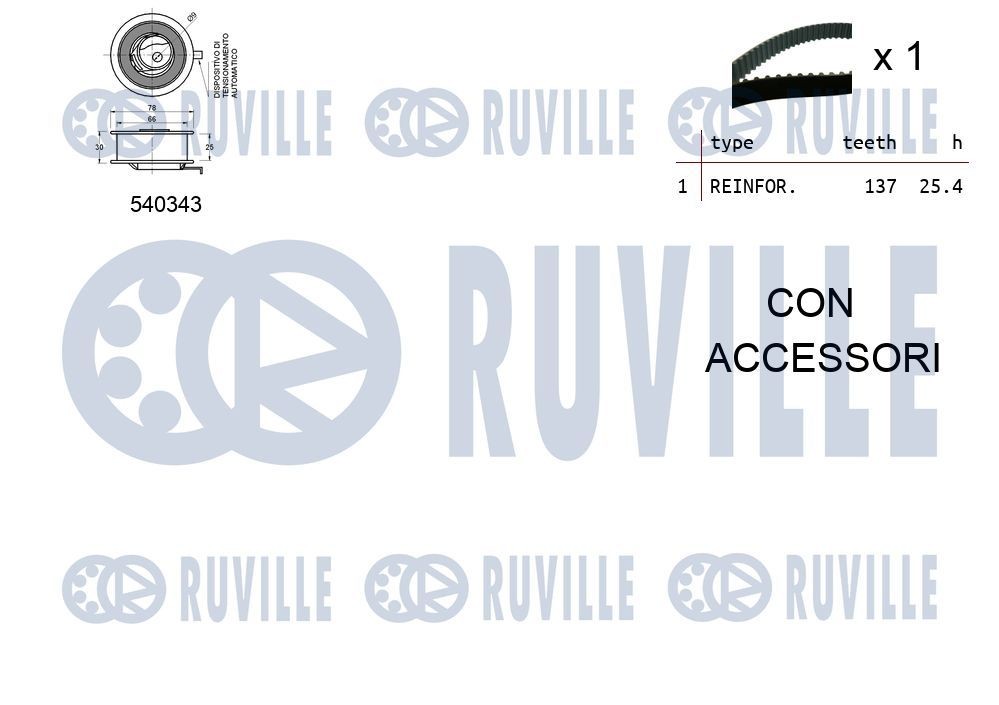RUVILLE Seade- / juhtrull, soonrihm Artikli number: 58920 soodsalt