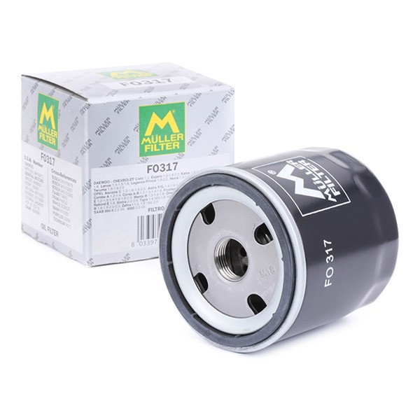 MULLER FILTER Oil filter Article number: FO317 cheaply
