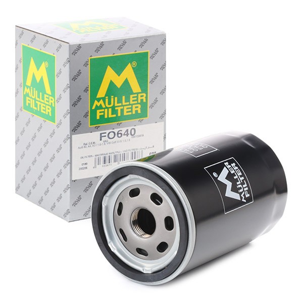 MULLER FILTER Oil filter Article number: FO640 cheaply