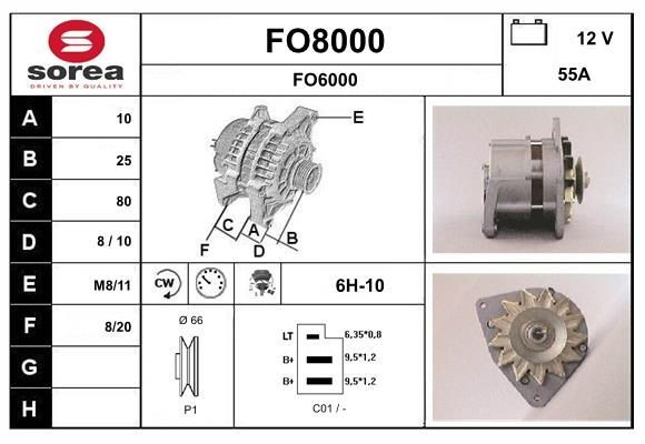 SNRA Generaator Artikli number: FO8000 soodsalt