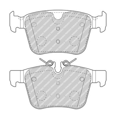 FERODO Brake pad set Article number: FSL1132 cheaply
