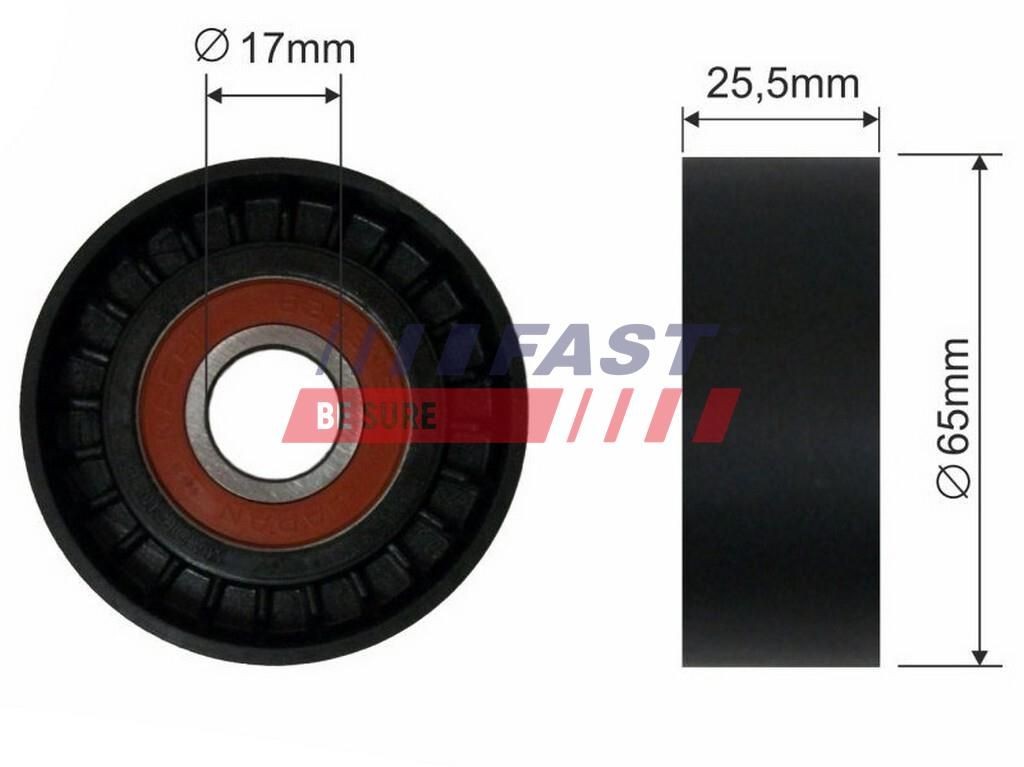 FAST Tensioner pulley Article number: FT44536 cheaply