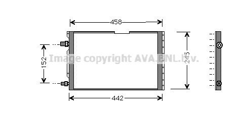 PRASCO Air conditioning condenser Article number: FT5238 cheaply
