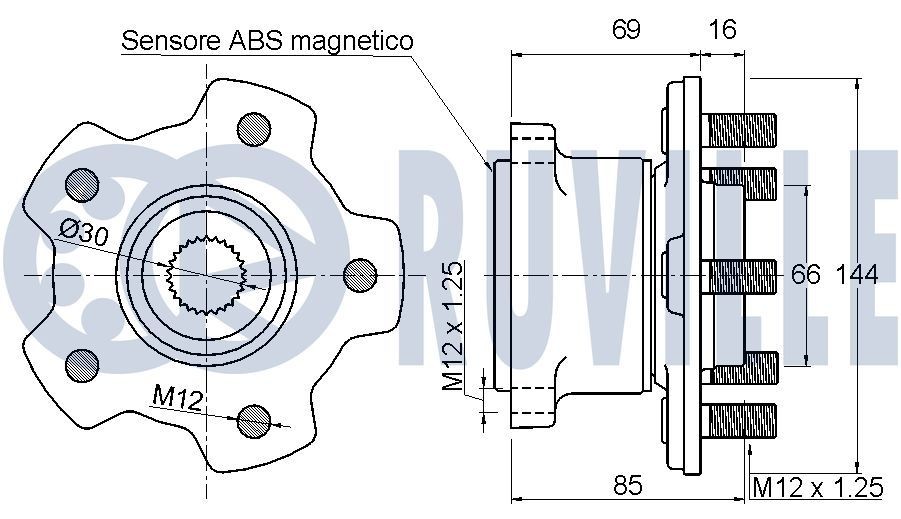 RUVILLE Anti roll bar Article number: 917625 cheaply