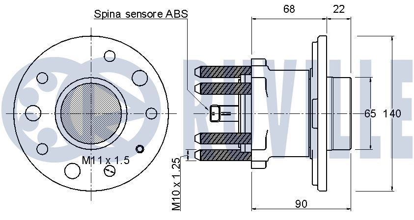 RUVILLE Axle bush Article number: 985126 cheaply
