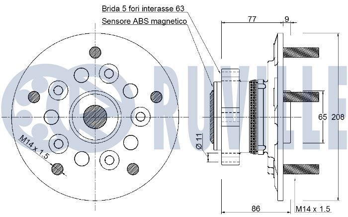 RUVILLE Axle bush Article number: 985855 cheaply