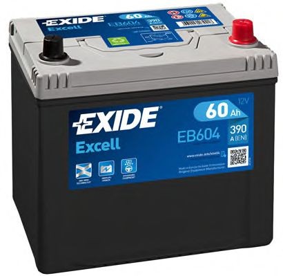 EXIDE Battery Article number: EB604 cheaply