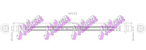 KAWE Brake hose Article number: H4333 cheaply