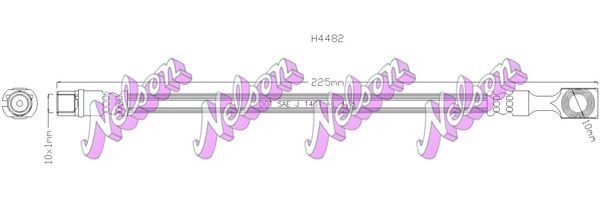KAWE Brake hose Article number: H4482 cheaply
