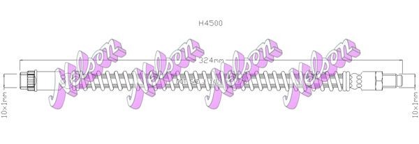 KAWE Brake hose Article number: H4500 cheaply