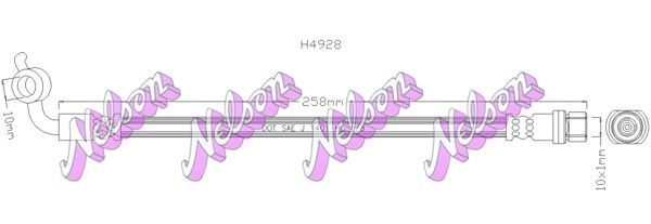 KAWE Brake hose Article number: H4928 cheaply
