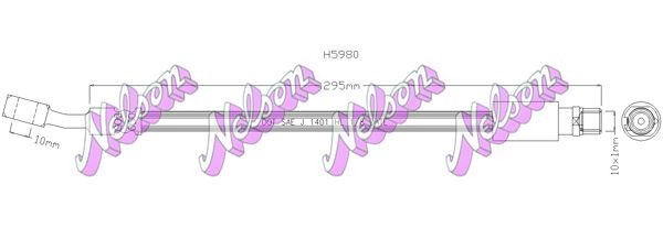 KAWE Brake hose Article number: H5980 cheaply
