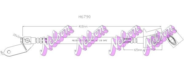 KAWE Brake hose Article number: H6790 cheaply
