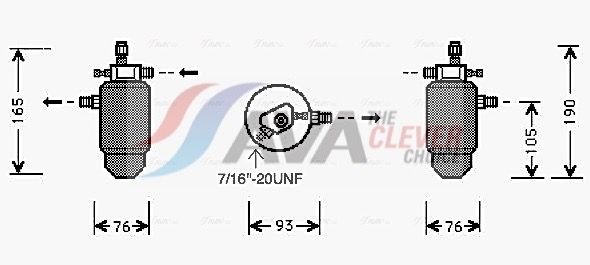 AVA COOLING SYSTEMS Heater matrix Article number: HD6304 cheaply