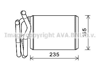 PRASCO Heater matrix Article number: HDA6304 cheaply