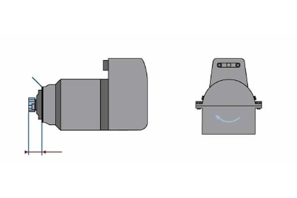 BOSCH Starter motor Article number: 0 001 604 011 cheaply
