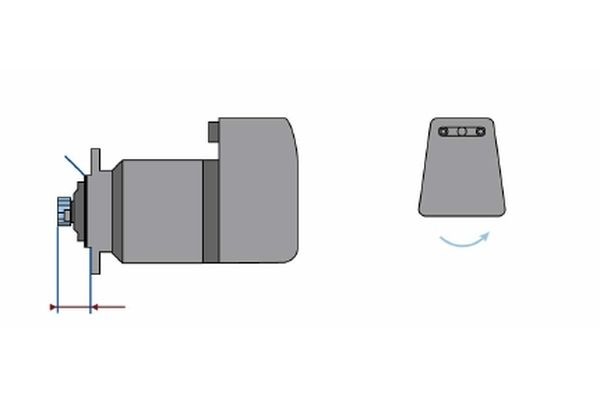 BOSCH Starter motor Article number: 0 001 612 004 cheaply