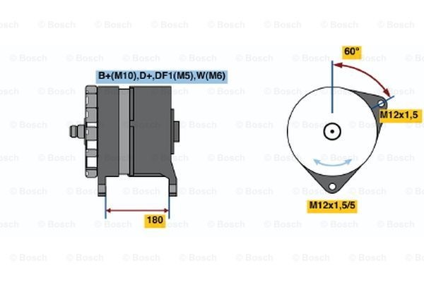 BOSCH Generaator Artikli number: 0 120 689 589 soodsalt
