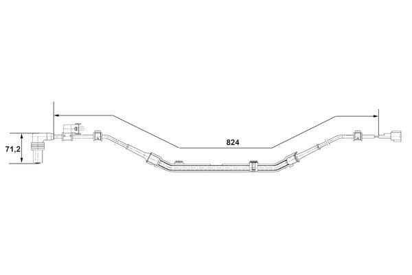 BOSCH ABS sensor Article number: 0 265 001 275 cheaply