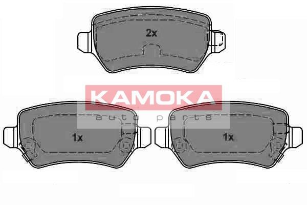 KAMOKA Brake pad set Article number: JQ101141 cheaply