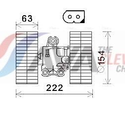 AVA COOLING SYSTEMS Intercooler Article number: JR4042 cheaply