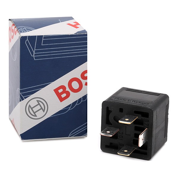 BOSCH 0 332 019 103 Relay, horn UP 1.0 TSI Flex 105 PS Petrol/Ethanol