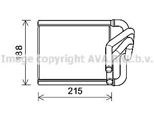 PRASCO Heater matrix Article number: KA6273 cheaply