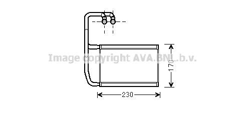 PRASCO Heater matrix Article number: KA6278 cheaply