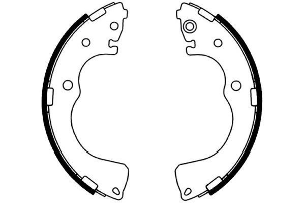 KAVO PARTS Brake Shoe Set Article number: KBS-5424 cheaply