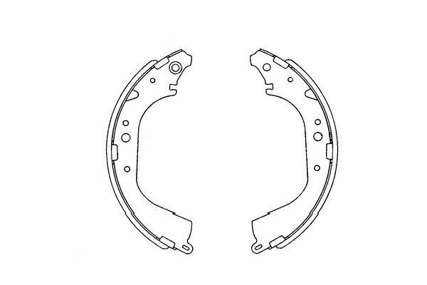 KAVO PARTS Piduriklotside komplekt Artikli number: KBS-9901 soodsalt
