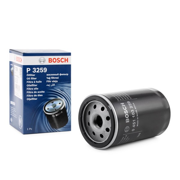 BOSCH Oil filter Article number: 0 451 103 259 cheaply