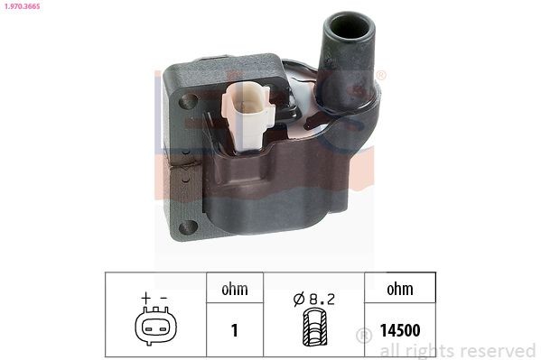 EPS KR.0908 Rep.sæt, strømfordeler COLT 1.2 GL 55 HK Benzin 1984